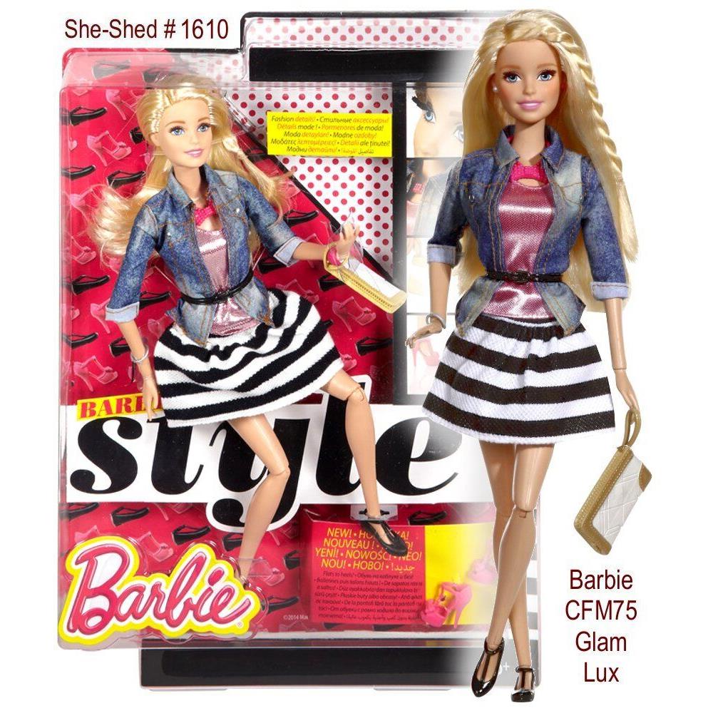 Style Glam Lux Flats to Heels Barbie Doll 2015 Barbie CFM75 by Mattel