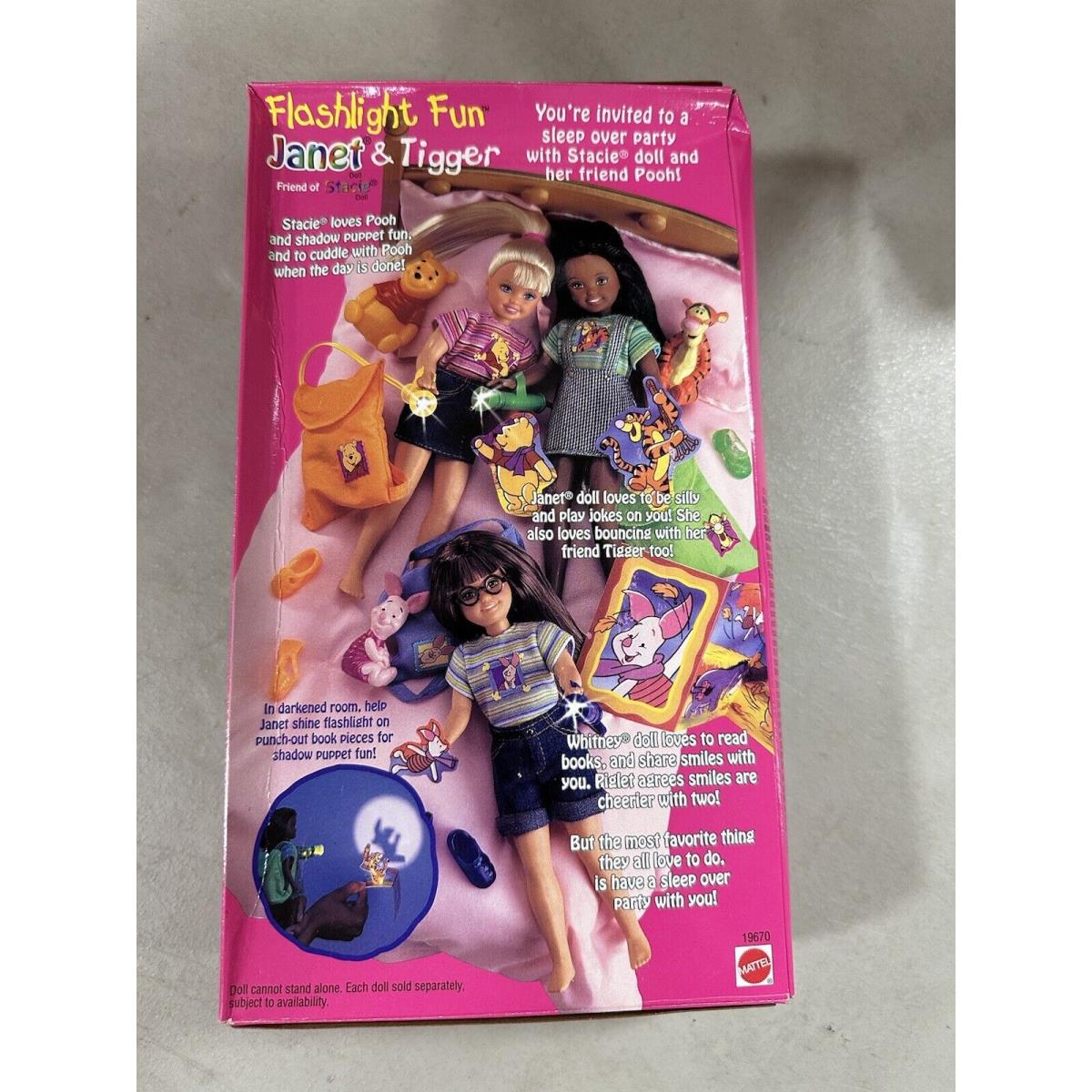 Flashlight Fun Janet Tigger Barbie Disney 1997 19670 Friend Of Stacie C36