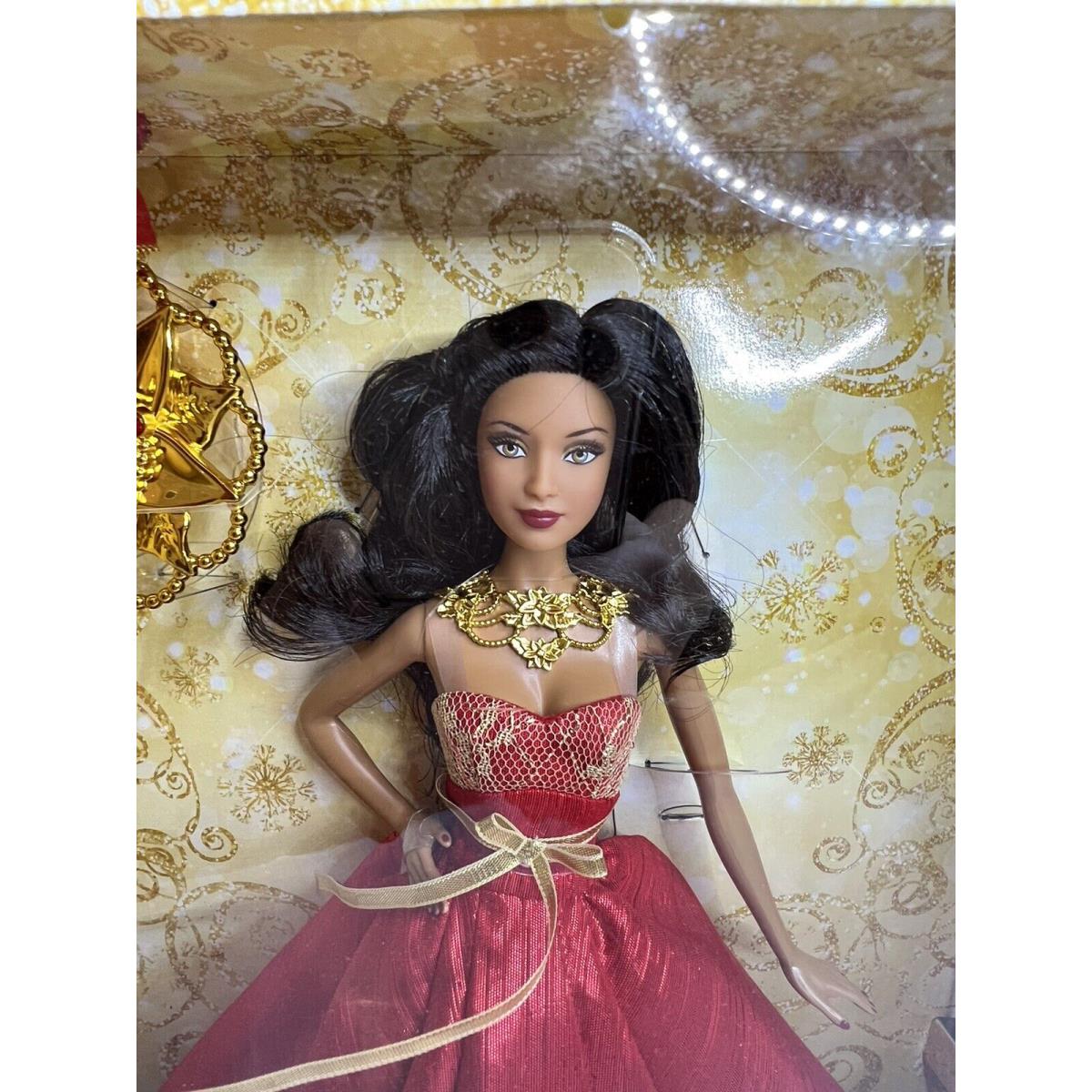 2014 Holiday Barbie Doll with Ornament Barbie Collector Brunette