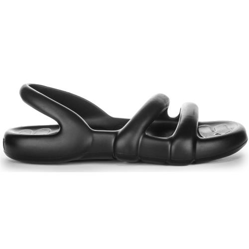 Camper Kobarah Flat Eco Endless Flux Rubber Womens Sandals Black US 5 - 11