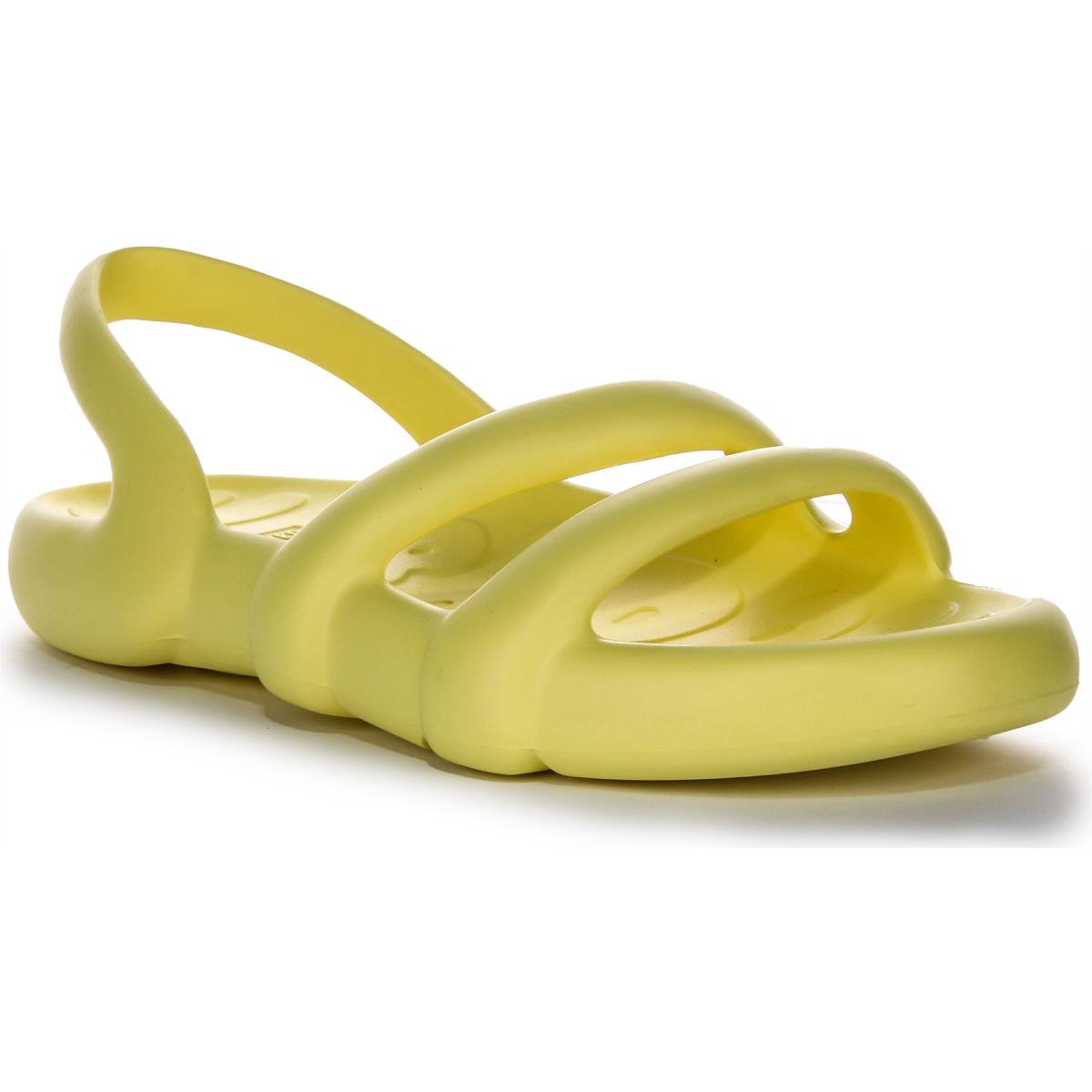 Camper Kobarah Flat Eco Endless Flux Rubber Womens Sandals Olivegreen US 5 - 11 YELLOW