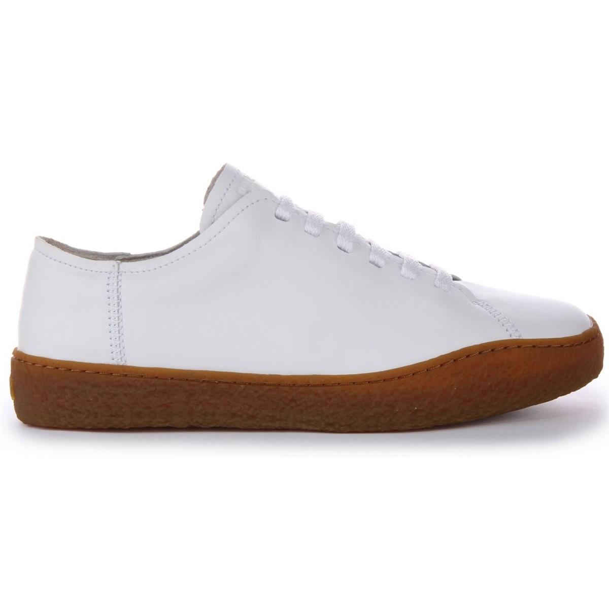 Camper Peu Terreno Crepe Sole Lace Up Shoe Leather White US 4 - 13