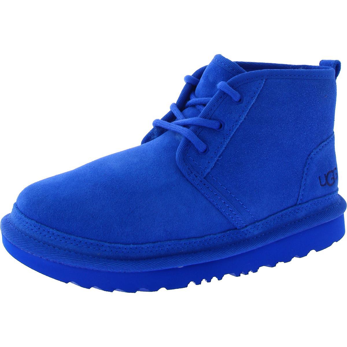 Ugg Girls Neumel lI Water Resistant Wool Blend Flat Ankle Boots Shoes Bhfo 4261 Dive Blue