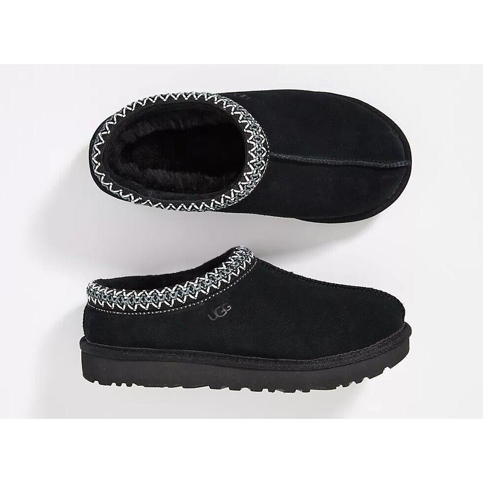 Women`s Shoes Ugg Brand 5955 Black Tasman Braid Comfy Slippers