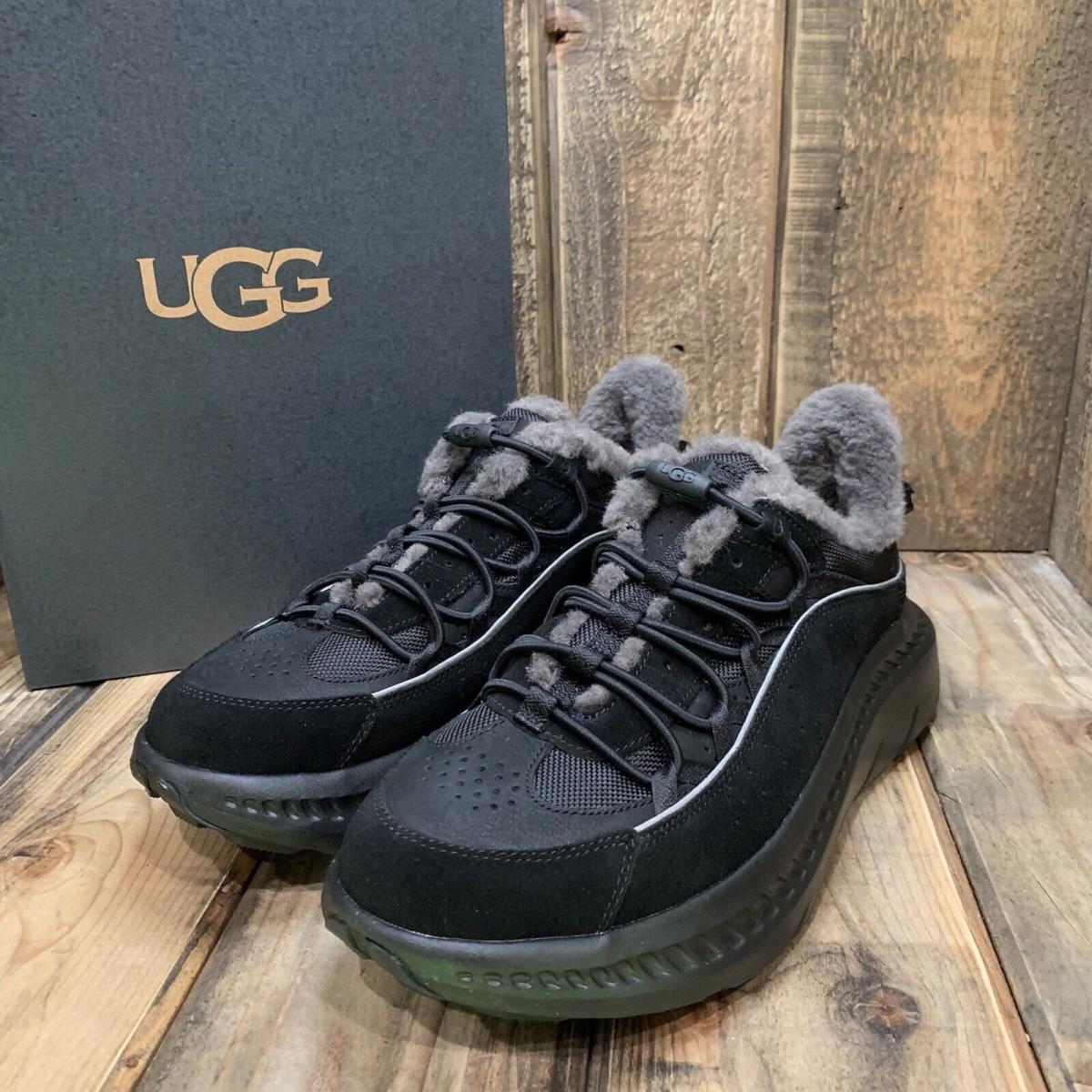 Mens US 9.5 Ugg CA805 V2 Remix Heritage Sneaker Black Nubuck Waterproof Shoe