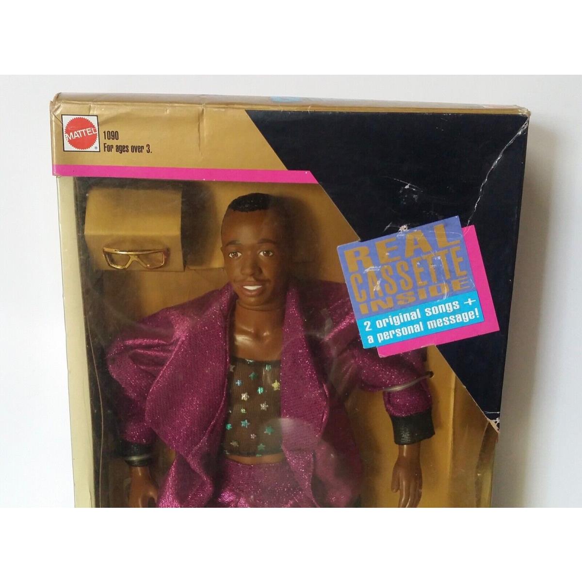 MC Hammer Doll w/ Cassette Tape Glasses 1090 Mattel In Box