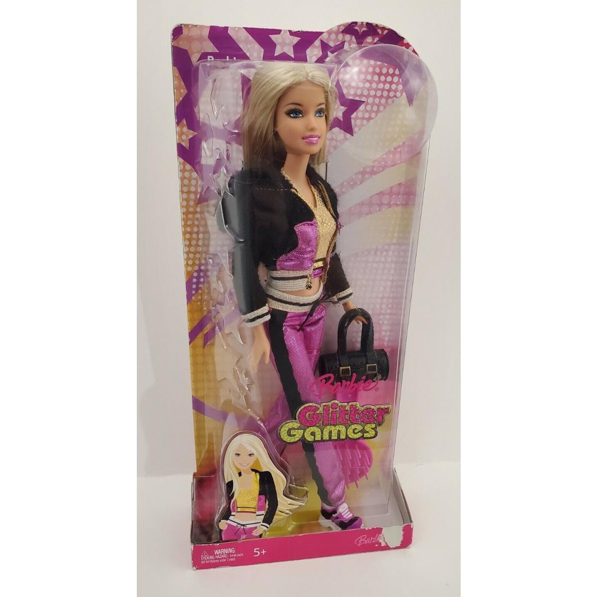 in The Box Mattel Glitter Games Barbie Doll Fashion Fever 2007 Tracksuit