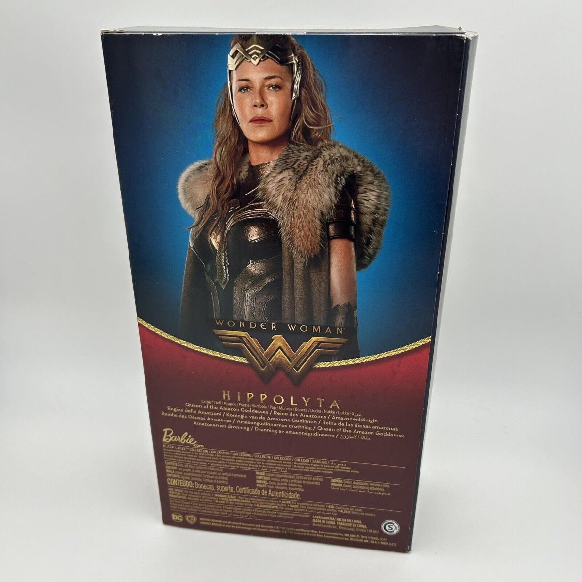 Hippolyta : Wonder Woman Barbie Collector Black Label Doll 2016 Nrfb Mattel