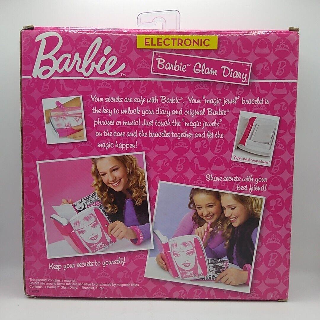 Barbie Electronic Glam Diary w/ Magic Jewel Bracelet Unlock 2010 Mattel