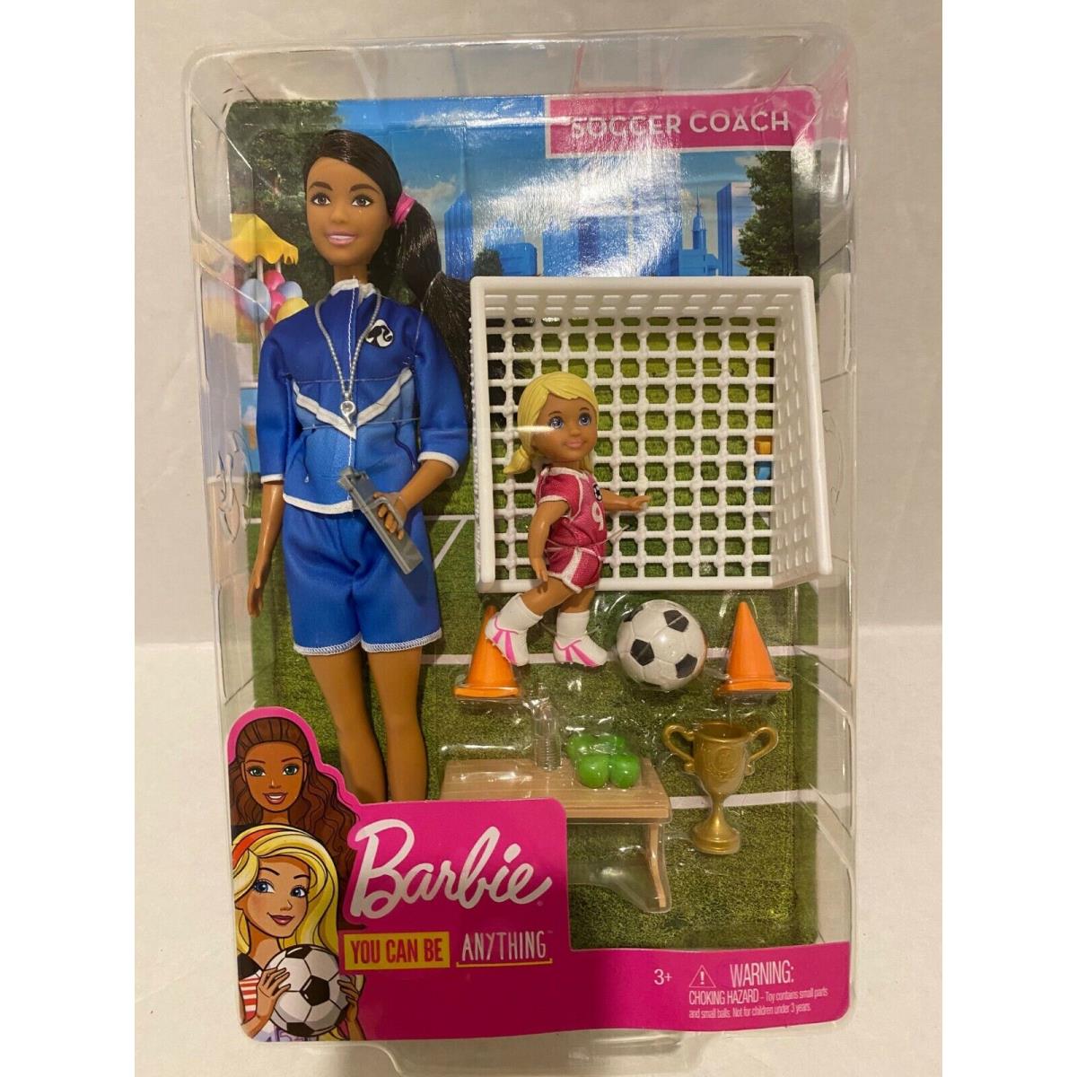 Barbie Soccer Coach Playset 2 Dolls