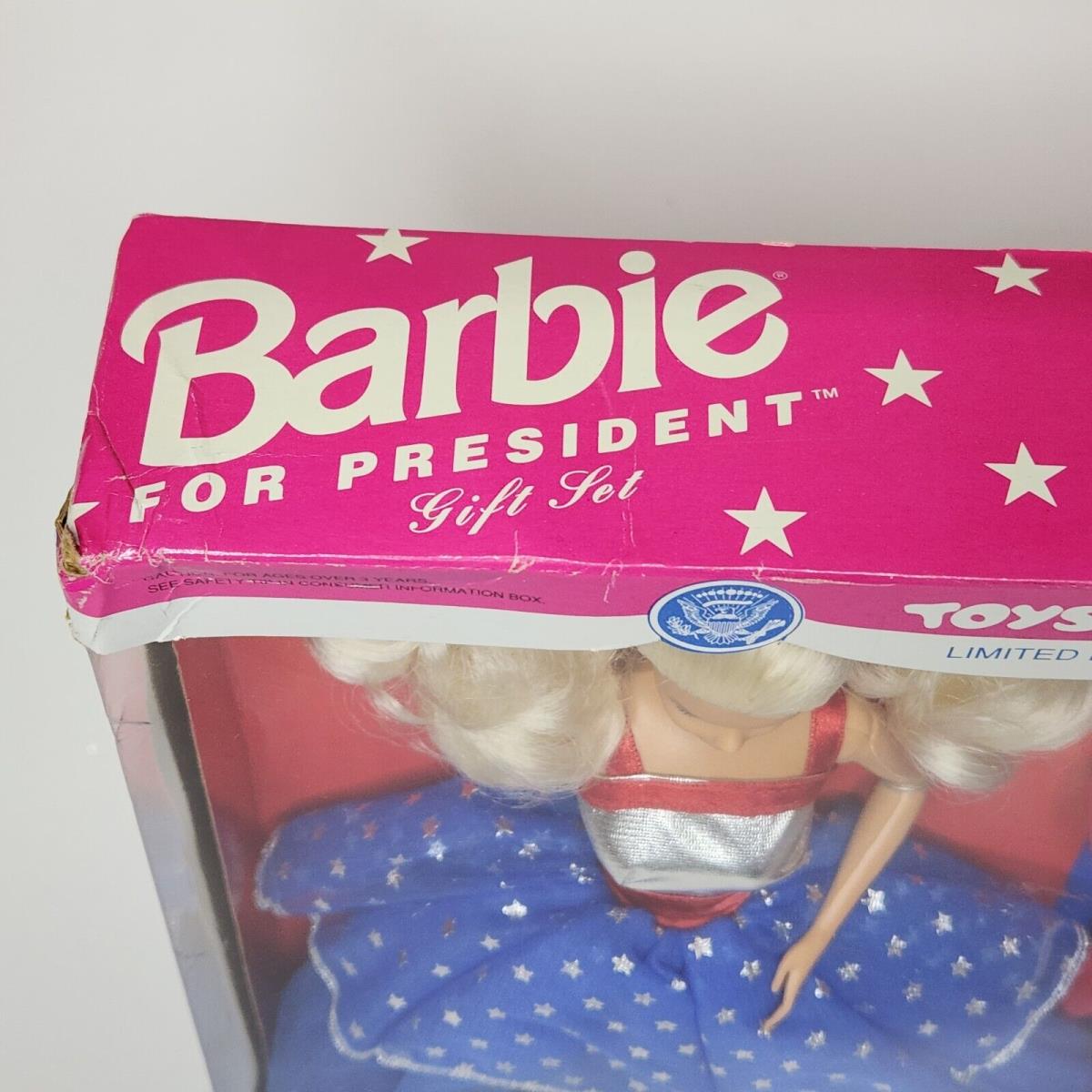 Vintage 1991 Barbie For President Gift Set Mattel Box 3722 Toys R US