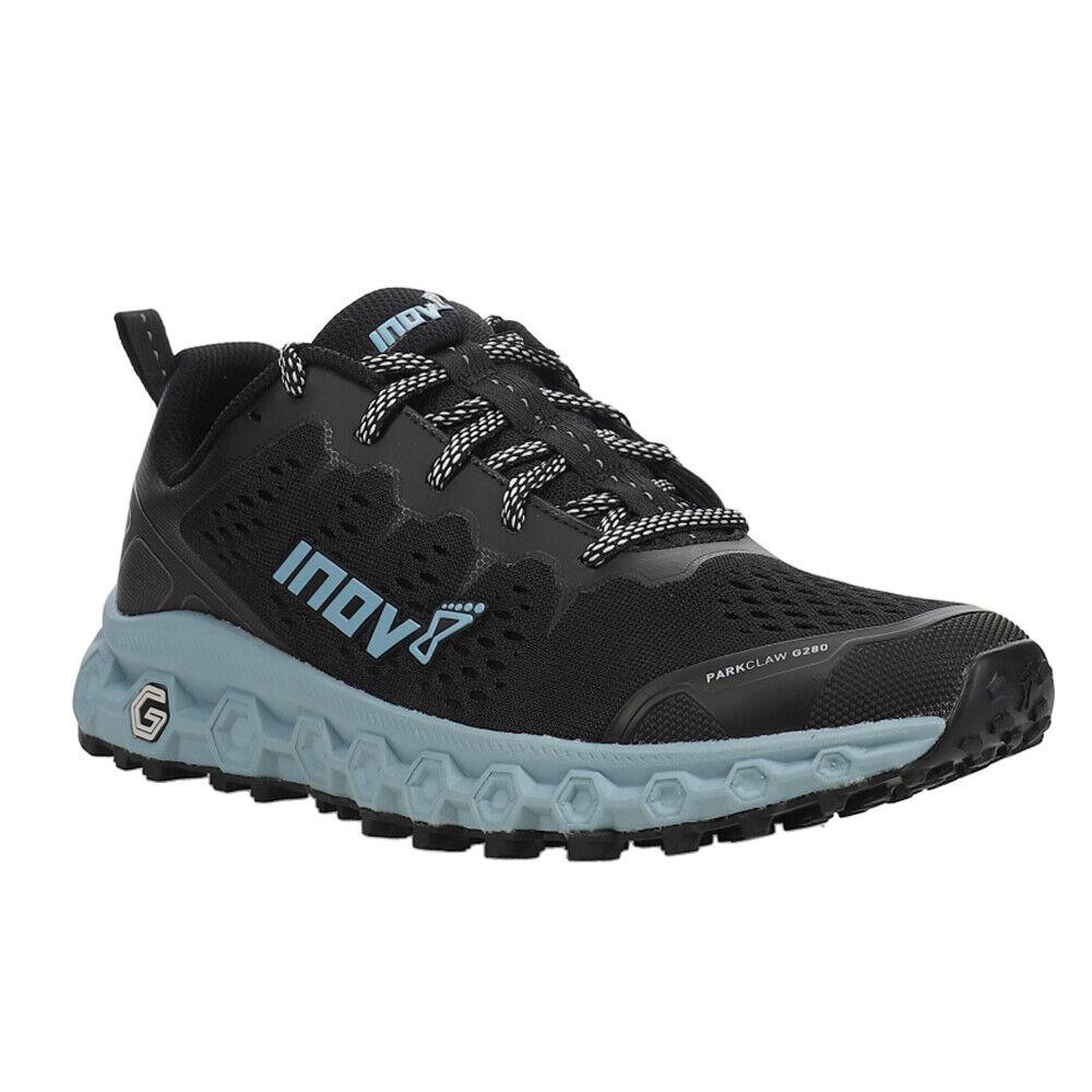 Inov-8 Parkclaw G 280 Trail Running Womens Black Blue Sneakers Athletic Shoes