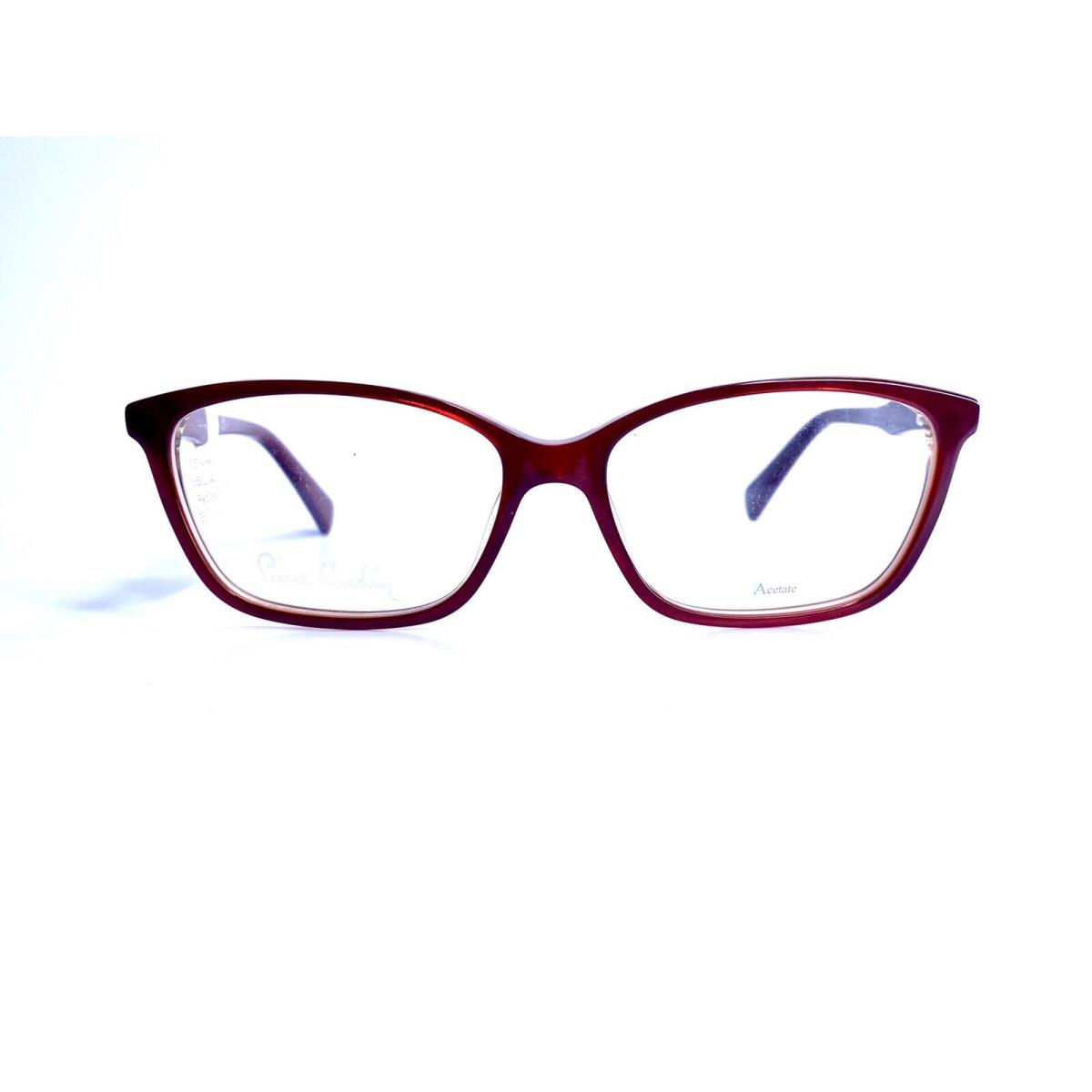 Pierre Cardin Cat Eye Frame Eyeglasses PC8394 1VI Red Ora 55 15 135