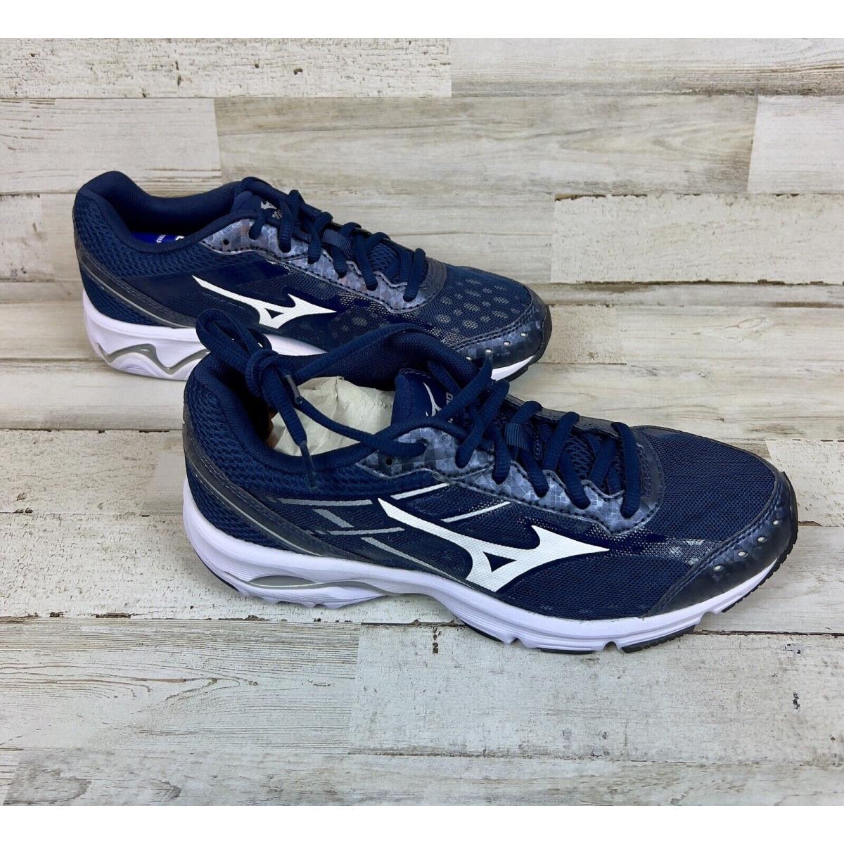 Mizuno Wave Unite 2 Baseball Shoes Mens Size 6.5 Blue White Trainers Sneakers