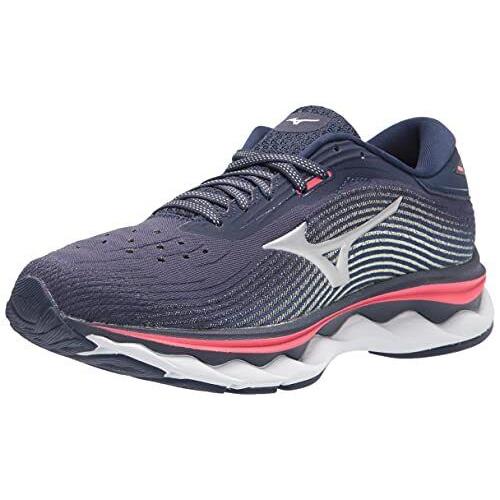 Mizuno Womens Wave Sky 5 Running Shoe Peacoat 7 US