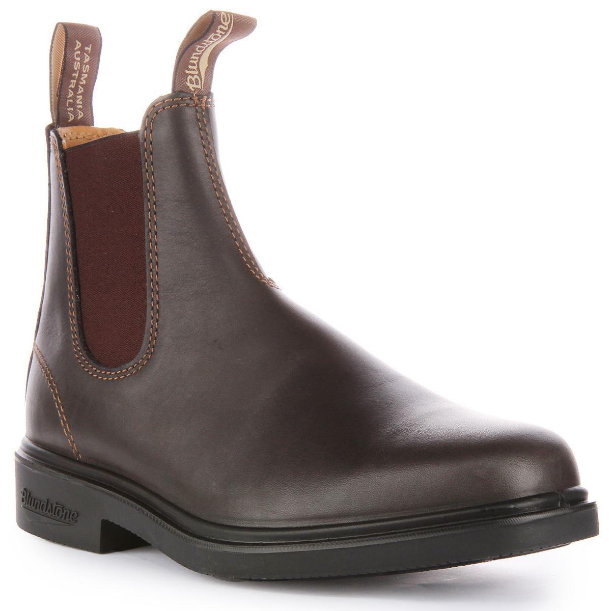 Blundstone 067 Strout Chisel Toe Dress Series Mens Ankle Boot Brown US 7 - 13