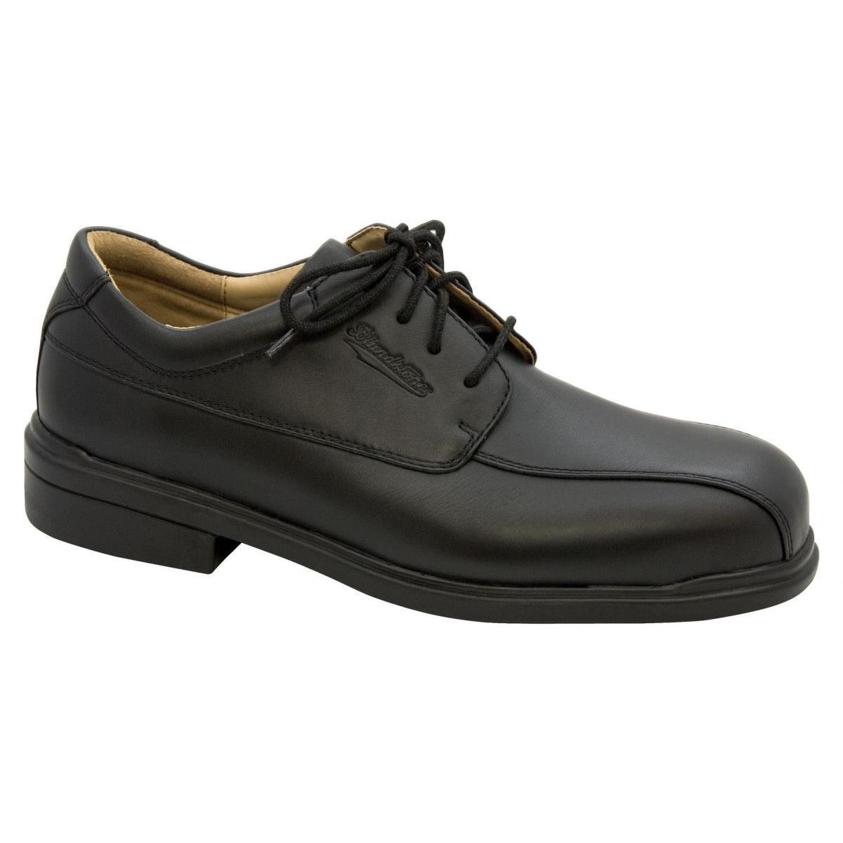Blundstone Safety Men`s Executive Steel Toe Lace-up Work Shoe Black - 780 Black