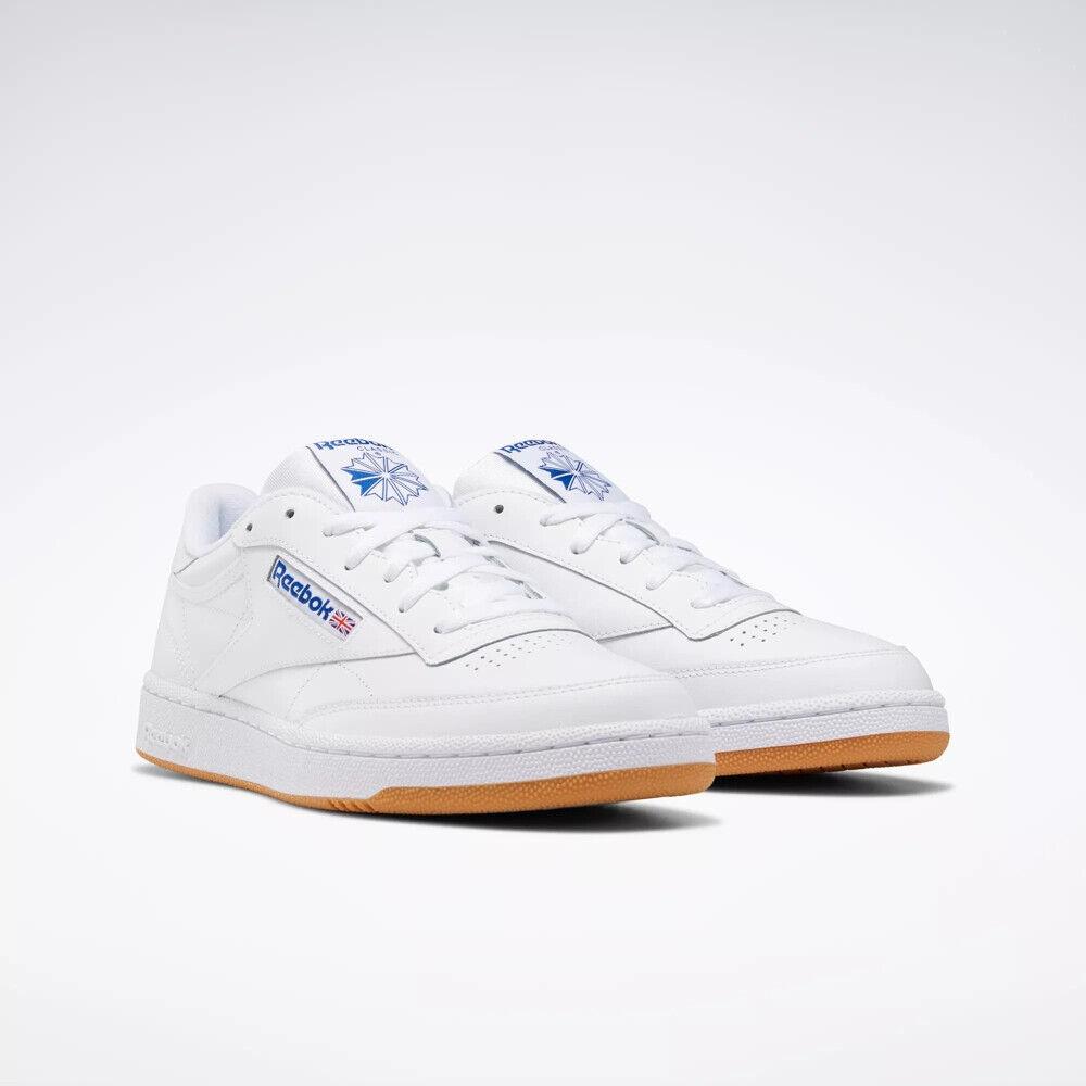 Reebok Club C 85 100000158 Sneaker Men White Leather Low Top Tennis Shoes NR8235