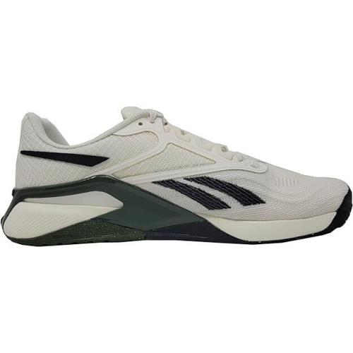 Reebok Men`s Nano X2 Cross Trainer Shoes Chalk/core Black/varsity Green 12 M - Chalk/Core Black/Varsity Green