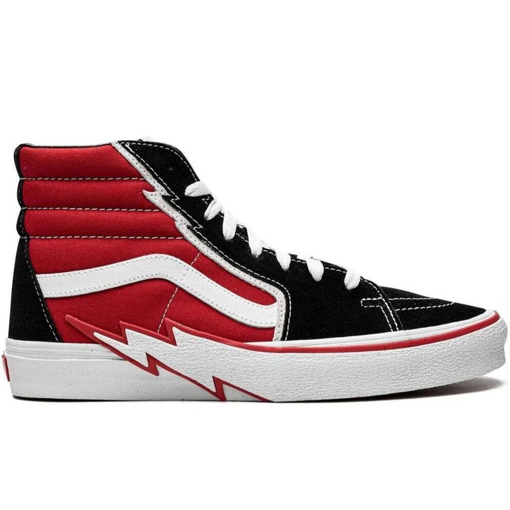 VN0A5JIV458 Mens Vans SK8-HI Bolt - Black/Red