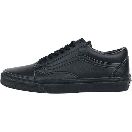 Vans Old Skool Unisex Adults` Low-top Trainers Skate Sneakers Black Mono