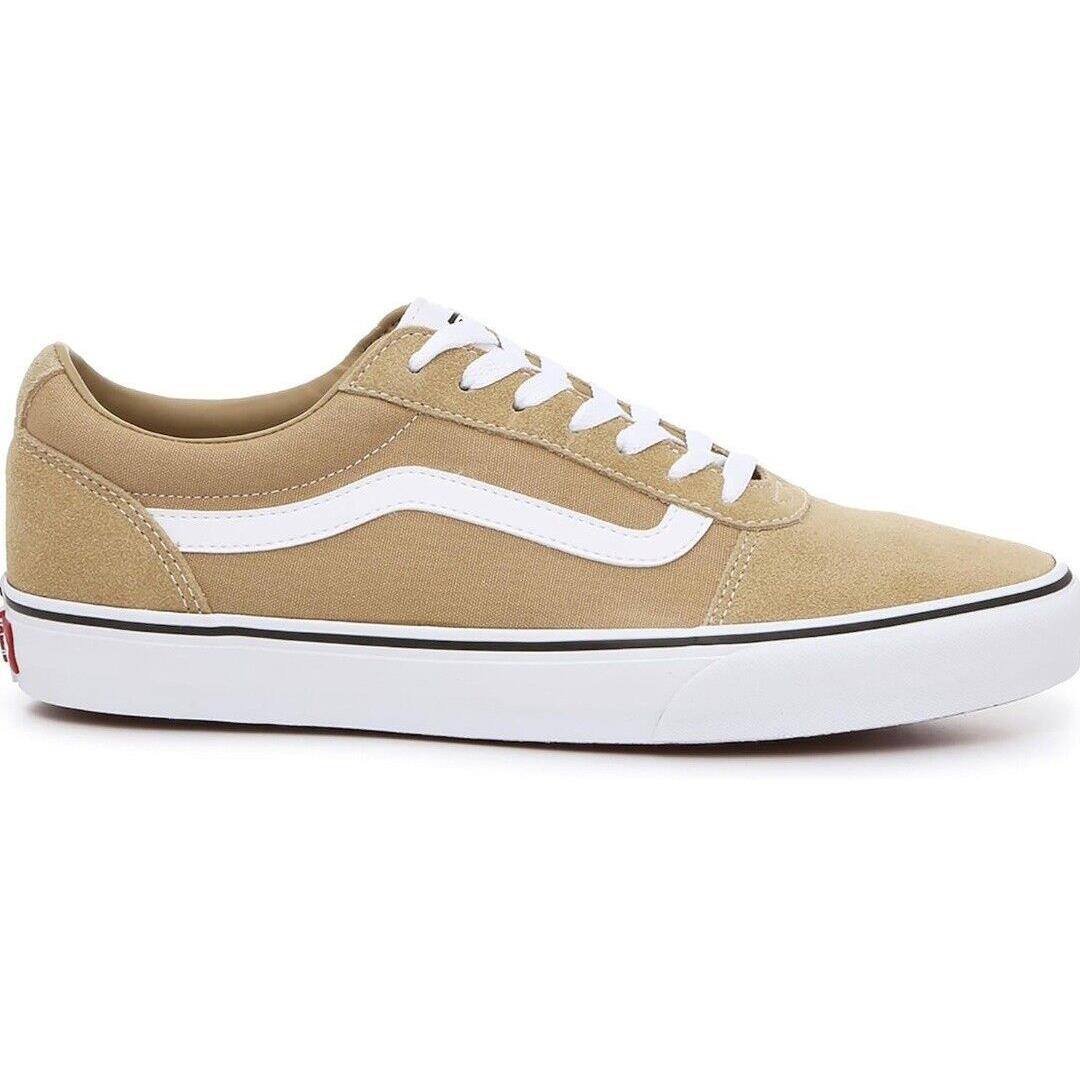 Vans Men`s Ward Cornstalk Suede/canvas Mix Skate Shoes - Size 10.5 - Cornstalk