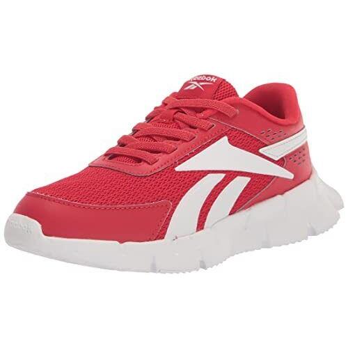 Reebok Boy`s Zig Dynamica 2.0 Sneaker Vector Red/white 4 Big Kid - Vector Red/White