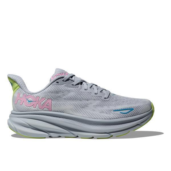 Hoka One One 1132211/GLLS Clifton 9 Wide D Women`s Running Shoes - GULL / SEA ICE