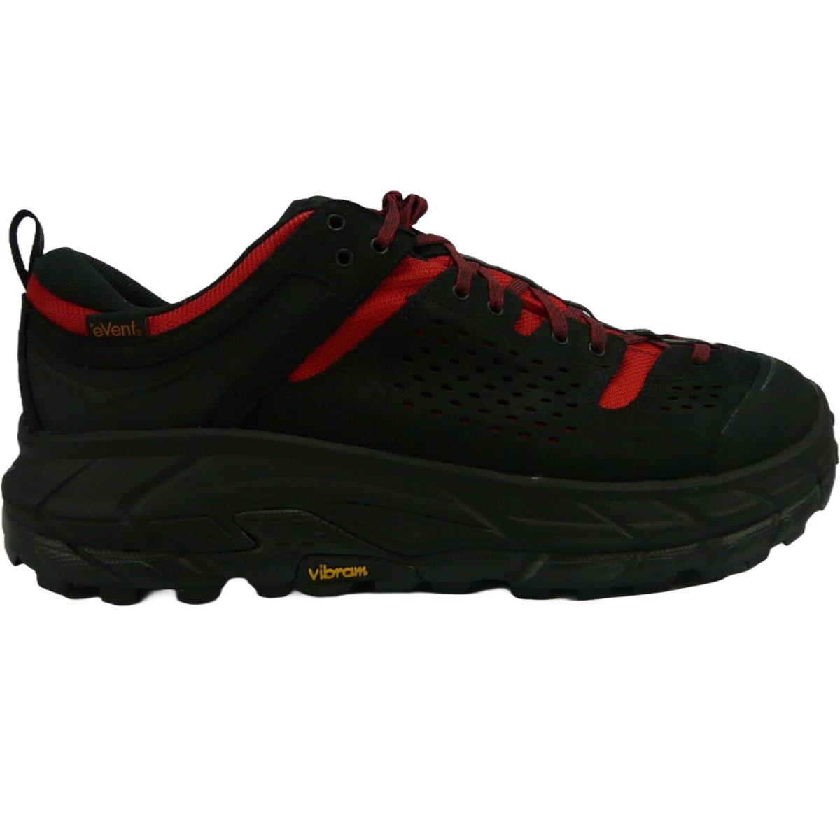 Hoka One One Tor Ultra Low EG Unisex Black / Racing Red US 13 M /14 W