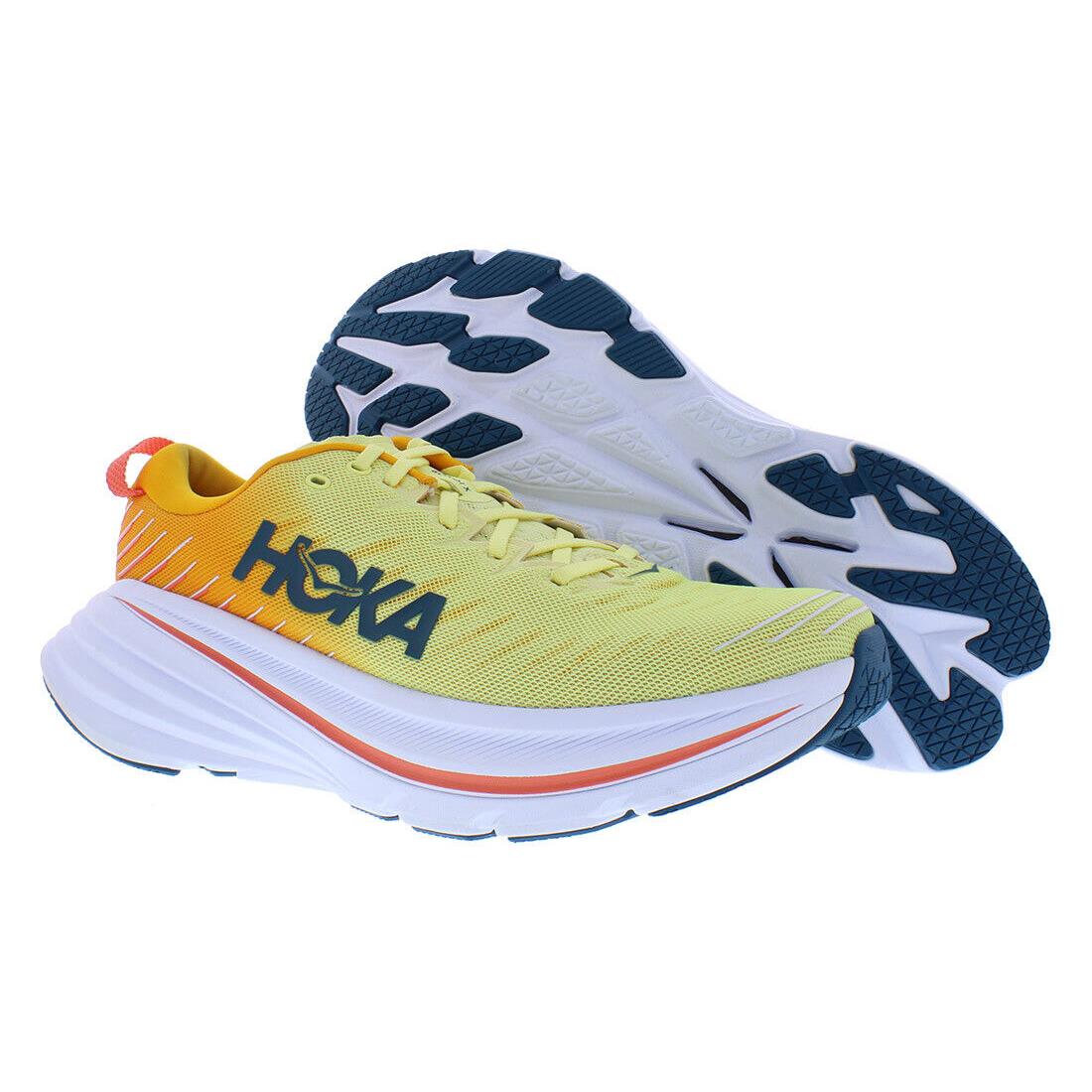 Hoka One One Bondi X Mens Shoes Size 12 Color: Yellow Pear/radiant Yellow - Yellow, Main: Yellow