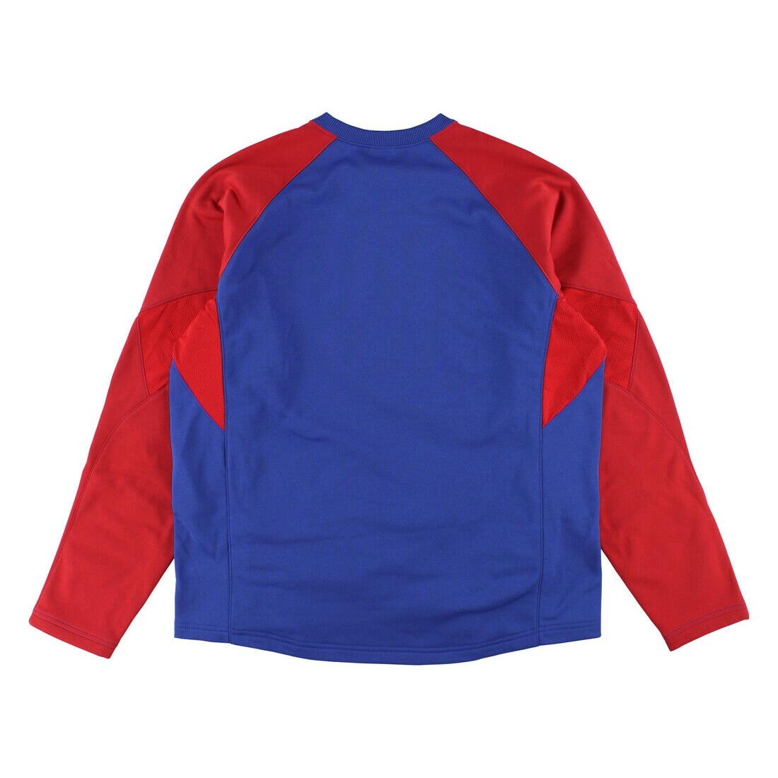 Nike Mlb Thermal Fit Crew Cubs Mens Active Shirts Tees Size XL Color: - Blue/Red, Main: Blue