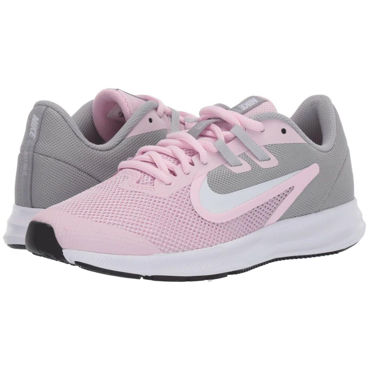 Nike Girls Sneakers Downshifter 9 Pink/white Youth Girls Size 6 M /eur 38.5 - Pink