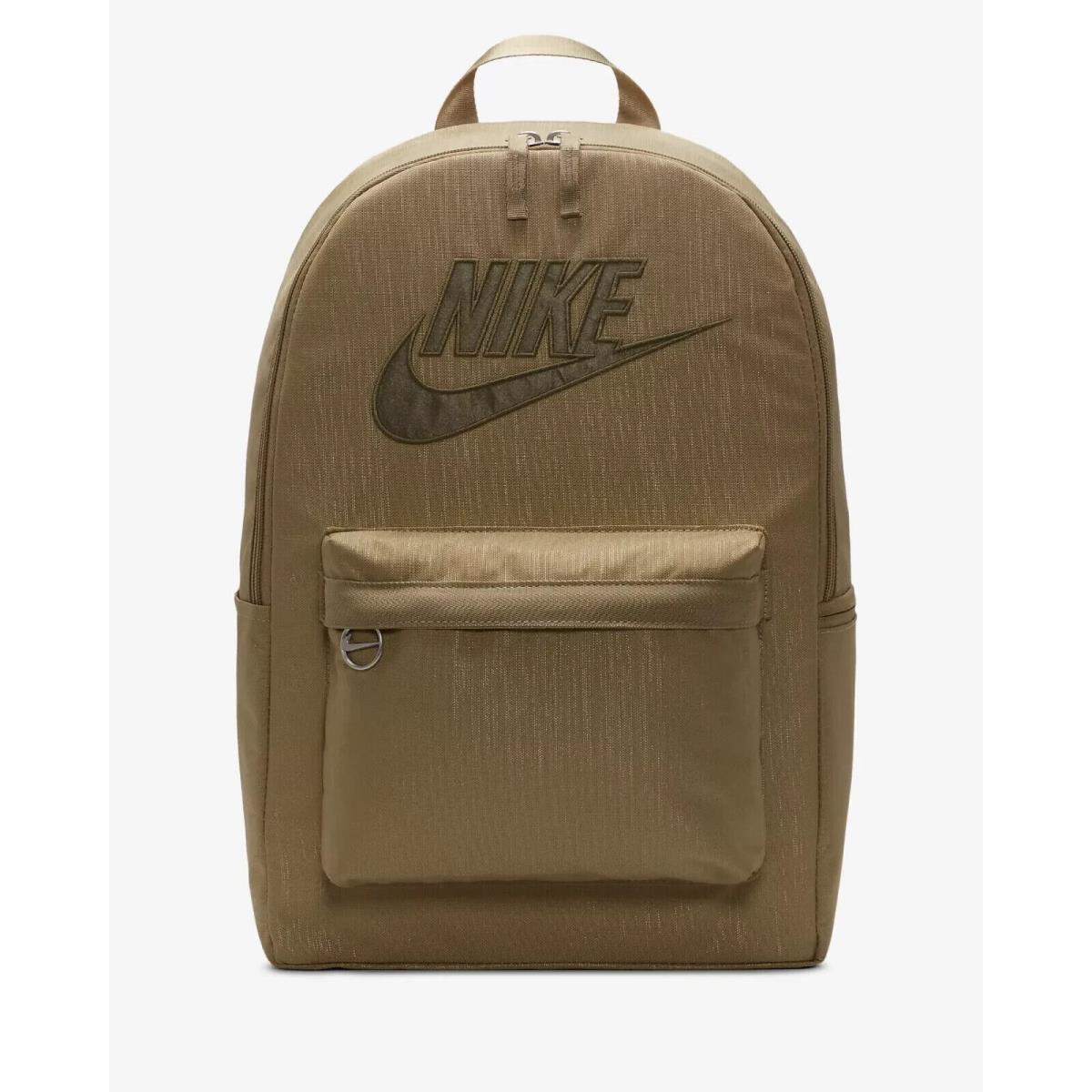 Nike Neutral Olive/neutral Heritage Unisex Laptop Backpack 25L FB3040-276