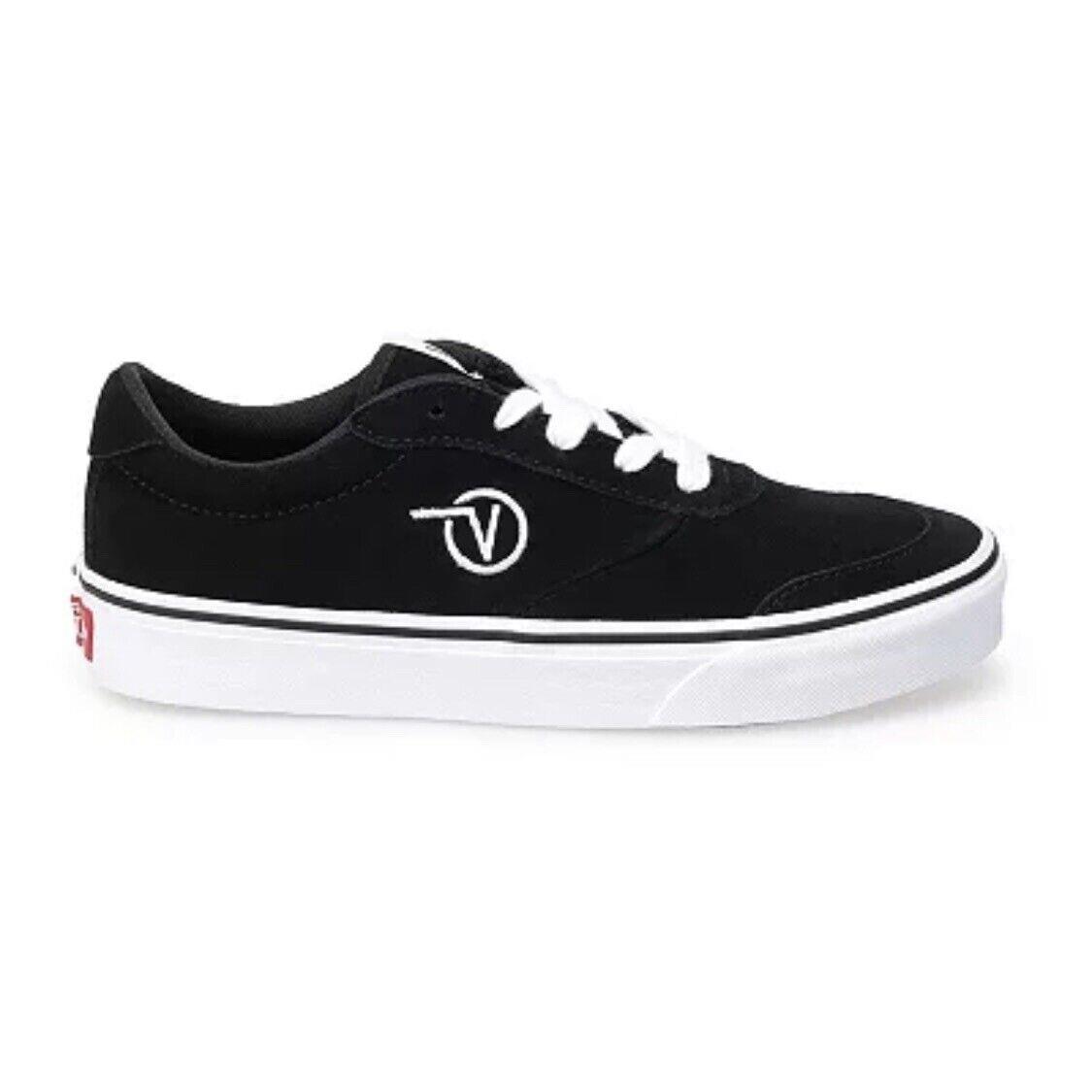 Vans Sport Vulc Suede Classic Shoes Women s Size 9 Black with White Logo