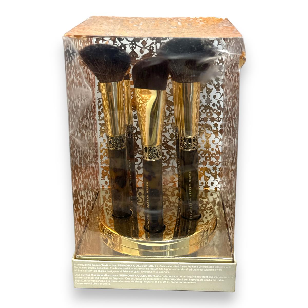 Karen Walker For Sephora Collection Amber Craft: Beauty Brush Set + Stand