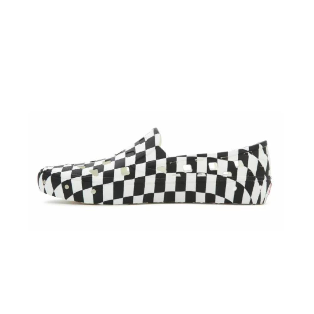 Vans Slip-on Trk Checkerboard Black/white VN0A5HF8705 Men`s Shoes Size 13 - Black/White