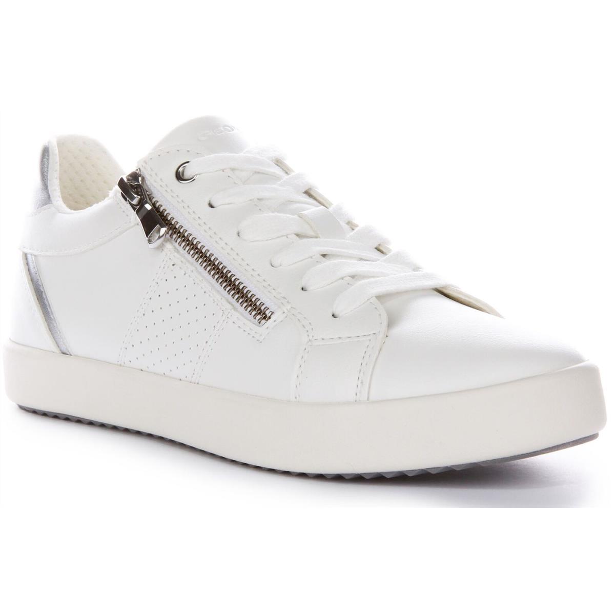 Geox D Blomiee E Women Sneaker Whitsilver Size US 5 - 11