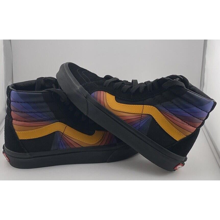 Vans Sk8-Hi Reissue - Refract Black/multi Men s 5.5 Women s 7 Rare