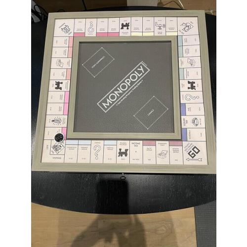 Pottery Barn Wooden Monopoly Board Game Luxury Edition