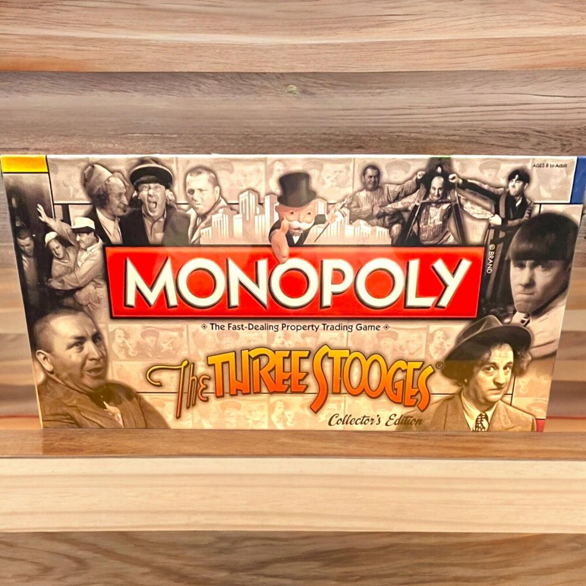 Three Stooges Monopoly Usaopoly Hasbro Finance Strategy 2011