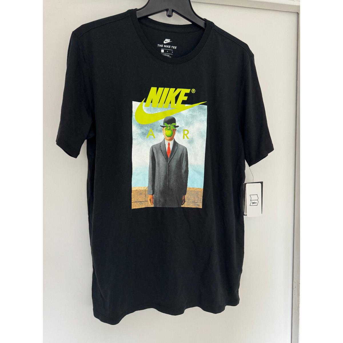 Nike Air The Son Of Man Painting Men T-shirt Black AA6309 Rare Sample