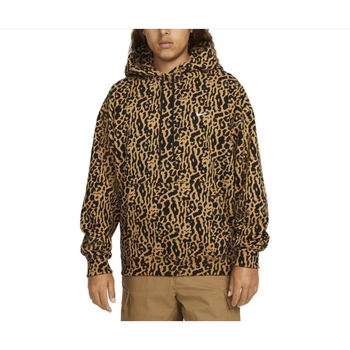 Nike SB Fleece Animal Print Aop Heavyweight Men Hoodie Sweatshirt DQ7314 Medium