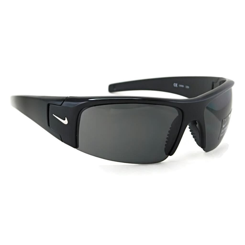 Nike Diverge Sunglasses EV0325 002 - Black / Nike Max Gray Lens - Frame: Black / White Logo, Lens: Gray