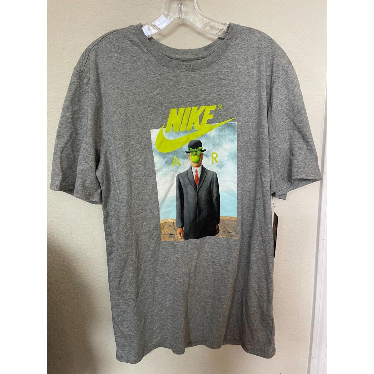 Nike Air The Son Of Man Painting Men T-shirt Gray AA6309 Rare