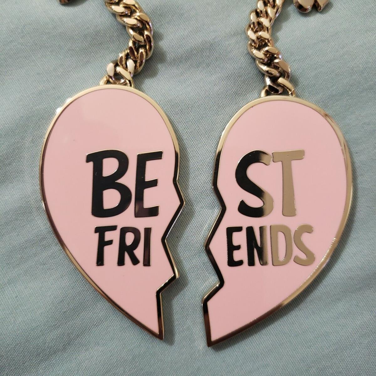 3 Kate Spade Charm Key Chain Bag Fobs Archie Betty Veronica Best Friends Heart
