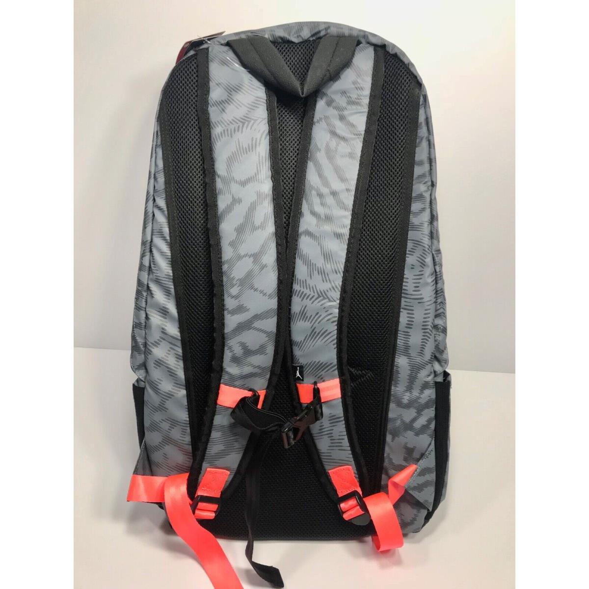 Nike Air Jordan Jumpman School Backpack Laptop Book Bag 9A1776-146 Cool Gray O