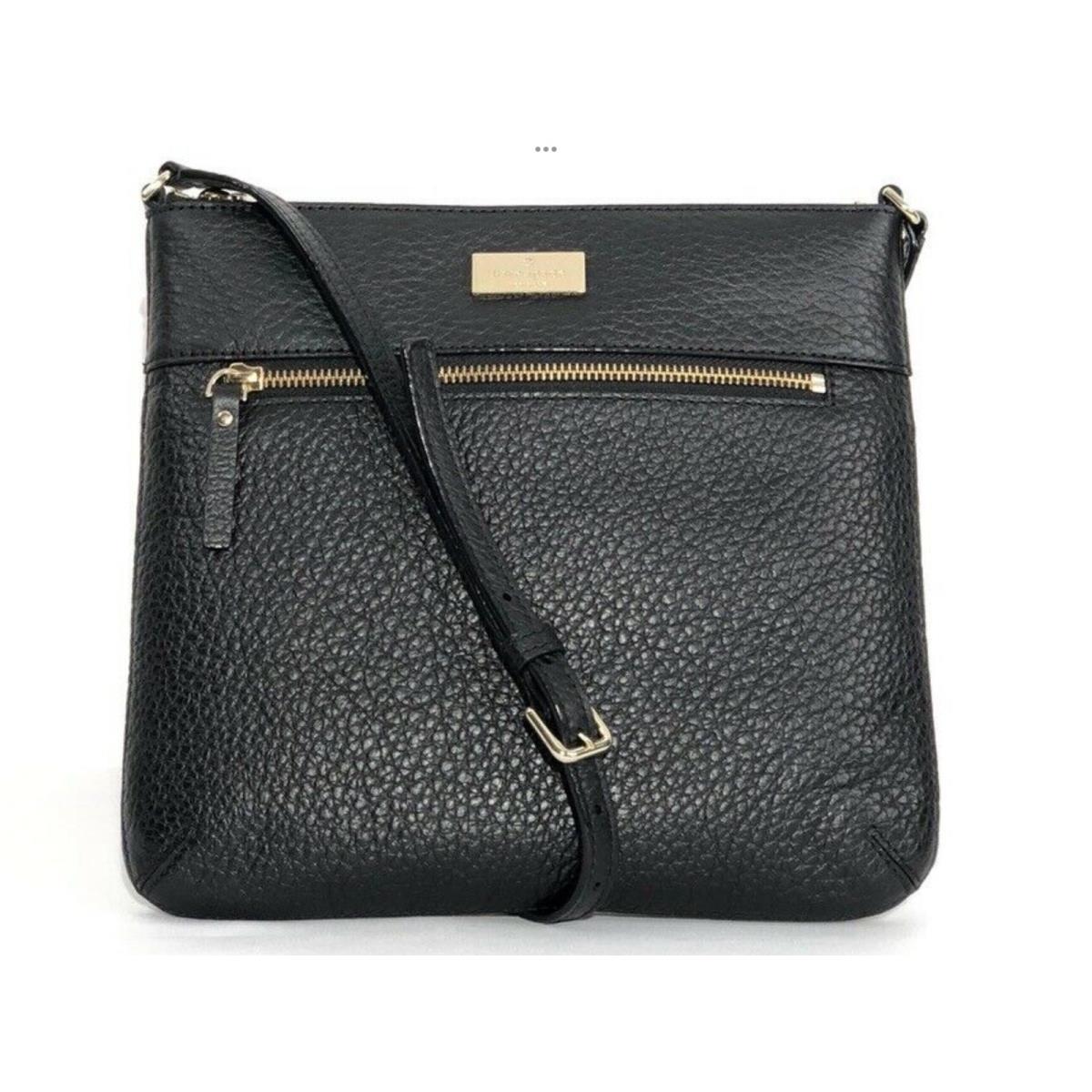 Kate Spade Prospect Place Rima Black Pebble Leather Crossbody Bag