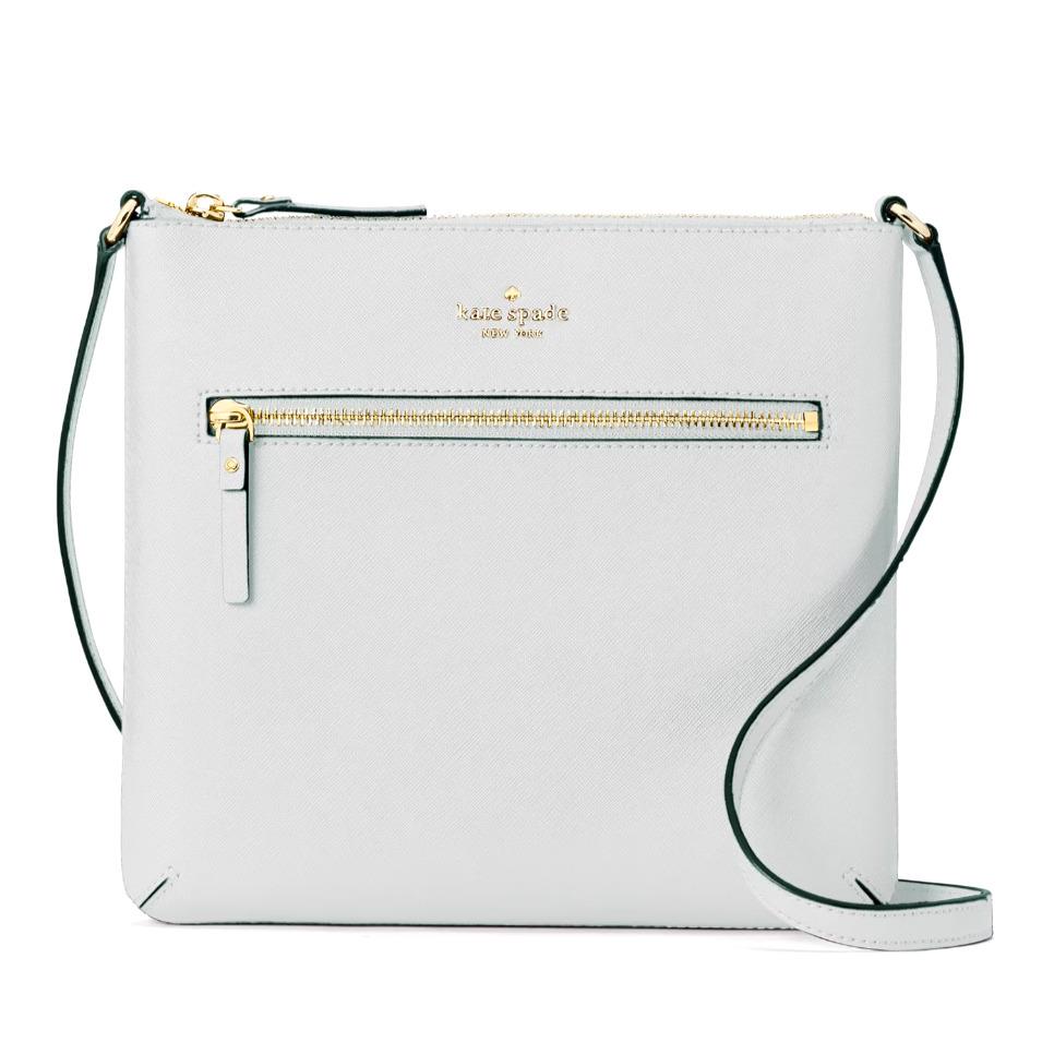 New Kate Spade Laurel Way Rima Crossbody Saffiano Leather Stone Path / Dust Bag