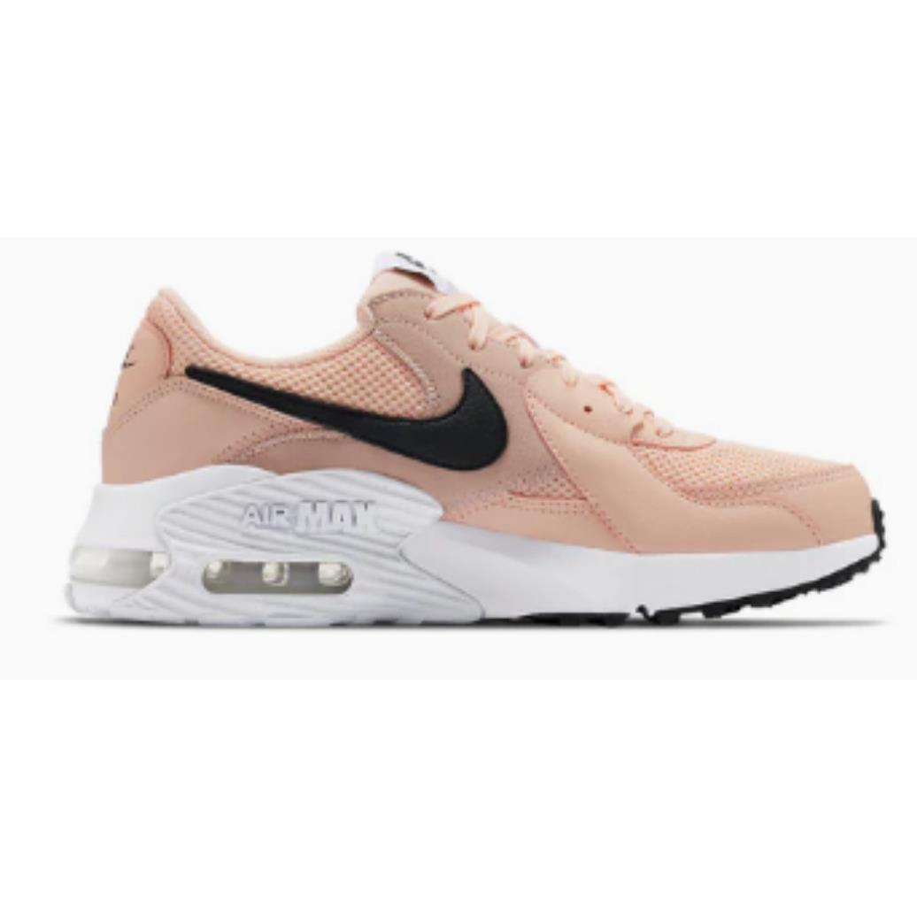 Nike Air Max Excee Women`s Shoes Sneakers Running CD5432 601 Size 11 - Washed Coral/White/Black