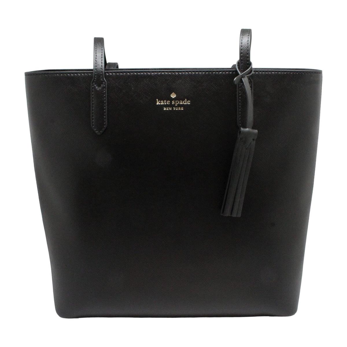 Kate Spade New York Jana Tote in Saffiano Leather Black Handbag Only